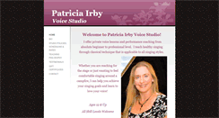 Desktop Screenshot of patriciairby.com