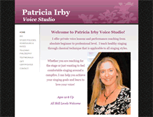 Tablet Screenshot of patriciairby.com